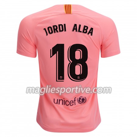Completo Calcio Barcellona Jordi Alba 18 Divisa Terza 2018/2019